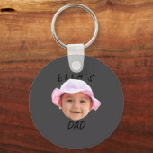 Porte-clés Baby Face Photo New Dad _1  (Recto)