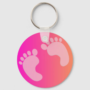 Porte-clés Baby Footprints