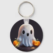 Porte-clés Baby Ghost Déplaisant mignon caractère Halloween (Recto)