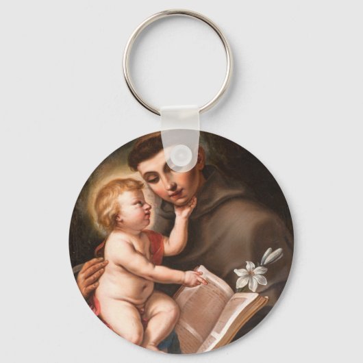 Porte-clés Baby Jesus With St. Anthony Of Padua (Recto)