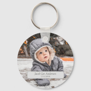 Porte-clés Baby Photo Moderne Simple Unique Petits Enfants