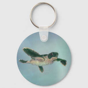Porte-clés Baby sea Turtle