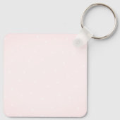 Porte-clés Baby shower de la fraise, de l'oie, des points du  (Dos)