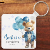 Porte-clés Baby shower Teddy Bear (Verso)