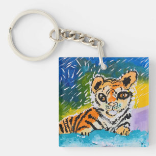 Porte-clés Baby Tiger "Art by Kids"