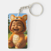 Porte-clés babyJoy S4 #12 & LittleDude S8 #14 keychain (Dos)