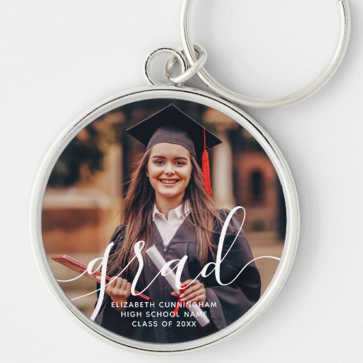 Porte-clés Baccalauréat Simple Script Classique (Devant)