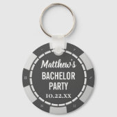 Porte-clés Bachelor Party Jeu Poker Chip (Verso)
