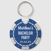 Porte-clés Bachelor Party Jeu Poker Chip (Recto)
