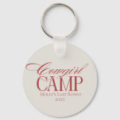 Porte-clés Bachelorette partenaire Red Howdy personnalisée (Recto)