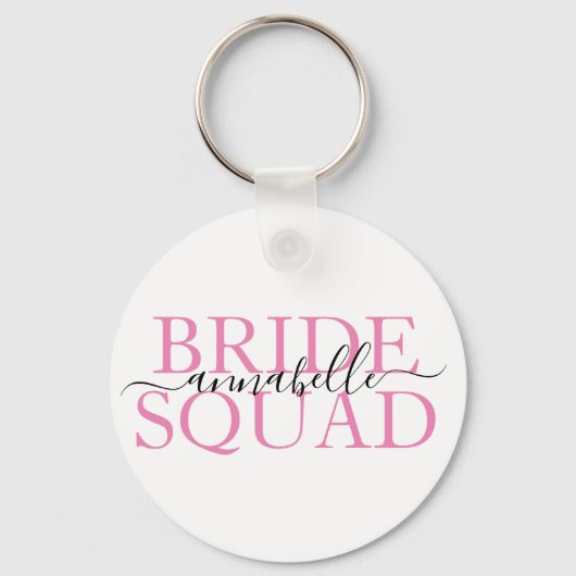 Porte-clés Bachelorette Party Bridesmaid Brigade (Recto)