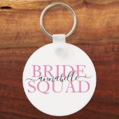 Porte-clés Bachelorette Party Bridesmaid Brigade (Recto)