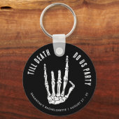 Porte-clés Bachelorette personnalisée Week-end Jusqu'à la mor (Verso)