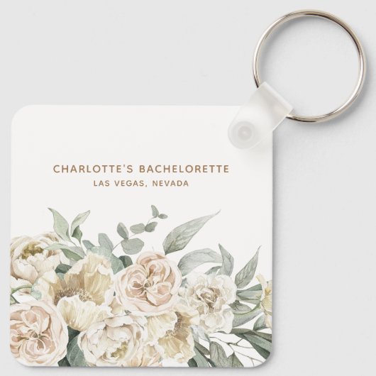 Porte-clés Bachelorette Week-end Fête Favoriser Cadeau Person (Dos)
