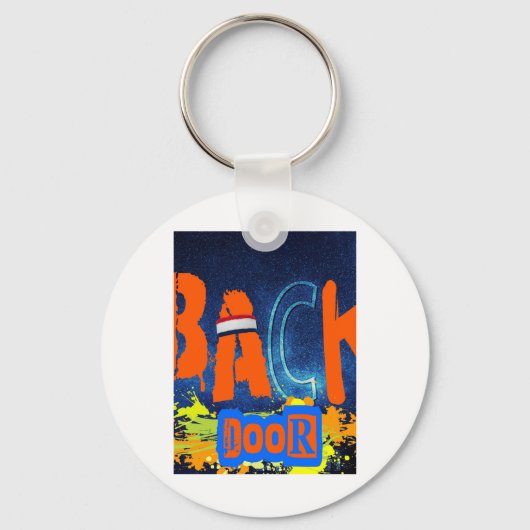Porte-clés “back Door Chemistry” Design Chiffon Top (Recto)