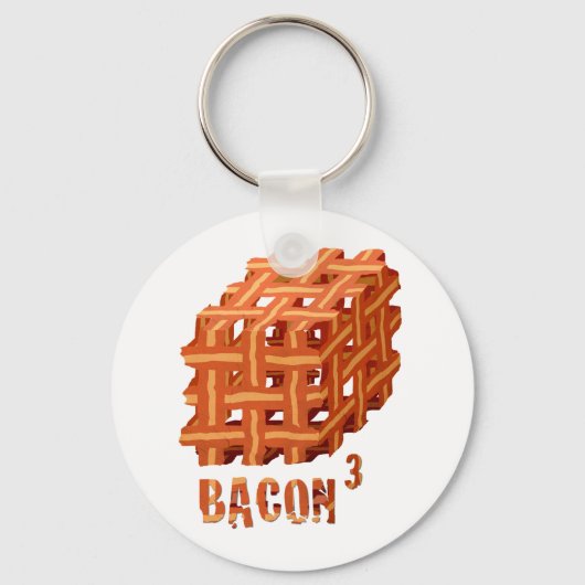 Porte-clés Bacon Cube (Recto)