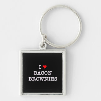 Porte-clés Bacon I Love Brownies