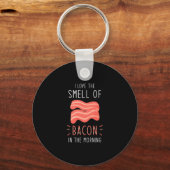 Porte-clés Bacon J'adore l'odeur de Bacon (Recto)