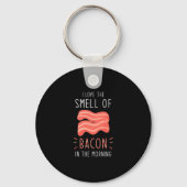 Porte-clés Bacon J'adore l'odeur de Bacon (Verso)