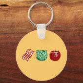 Porte-clés Bacon Laitue & Tomate - Le BLT! (Recto)