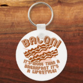 Porte-clés Bacon Lifestyle (Recto)