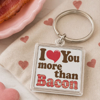 Porte-clés Bacon Lover