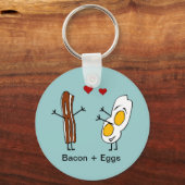 Porte-clés Bacon + Oeufs (Recto)