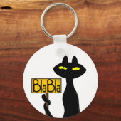Porte-clés Bad Boogie - Le Chat- " BlaBla" (Recto)