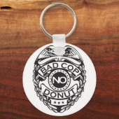 Porte-clés Bad Cop No Donut - Noir (Recto)