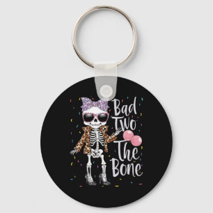 Porte-clés Bad Two The Bone Halloween Anniversaire 2e Anniver