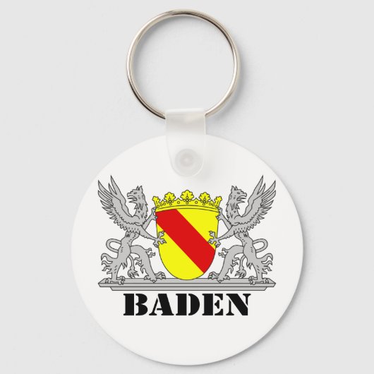Porte-clés Bade-Armoiries avec inscription Baden (Recto)