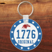 Porte-clés Badge 4 juillet 1776 Original (Recto)