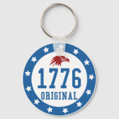 Porte-clés Badge 4 juillet 1776 Original (Verso)