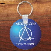 Porte-clés Badge athéisme (Recto)