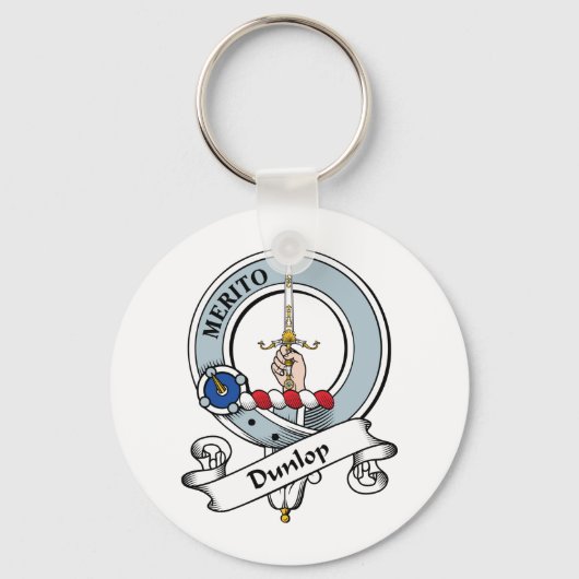Porte-clés Badge du clan Dunlop (Recto)