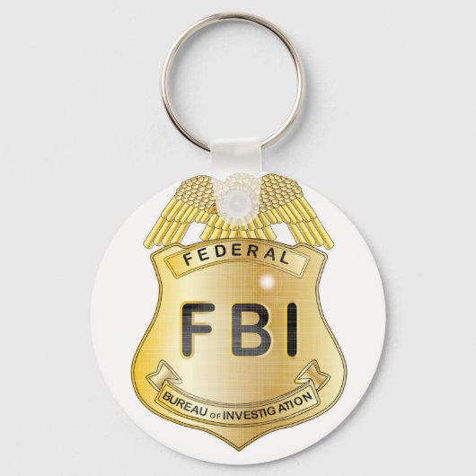 Porte-clés Badge du FBI (Recto)