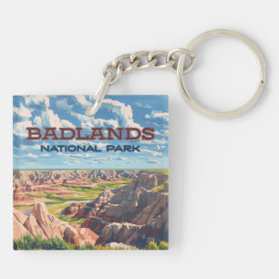 Porte-clés Badlands National Park South Dakota Landcape