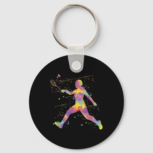 Porte-clés Badminton (Recto)