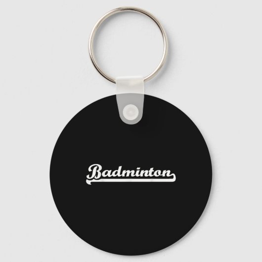 Porte-clés Badminton (Recto)