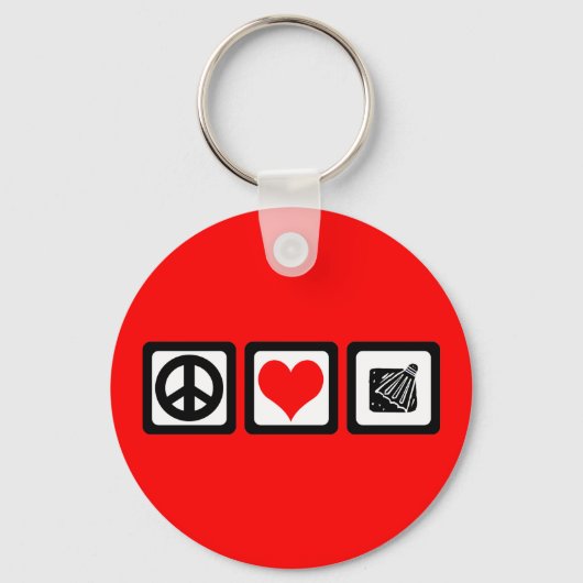 Porte-clés Badminton (Recto)