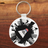 Porte-clés Badminton (Recto)