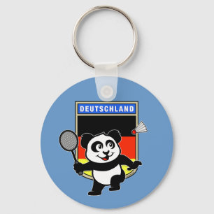 Porte-clés Badminton Allemagne Panda