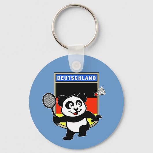 Porte-clés Badminton Allemagne Panda (Recto)
