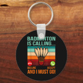 Porte-clés Badminton Appelle Shutter Lover Player Coach Gr (Recto)
