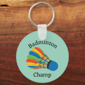 Porte-clés Badminton Design (Verso)