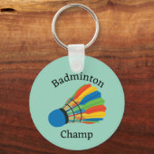 Porte-clés Badminton Design (Recto)
