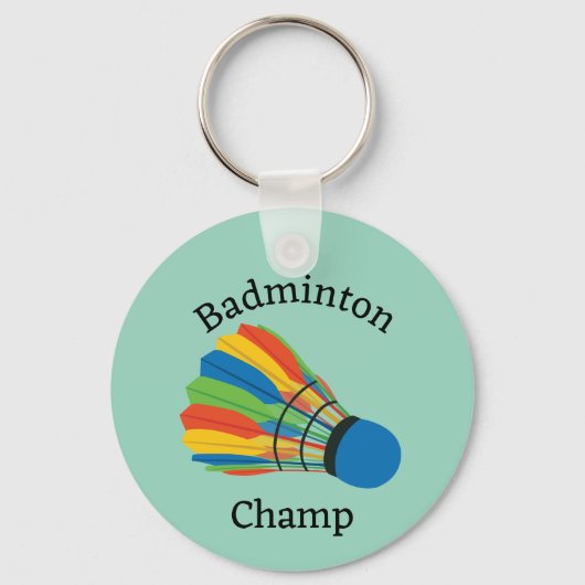 Porte-clés Badminton Design (Verso)