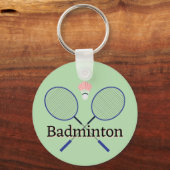 Porte-clés Badminton Design (Recto)
