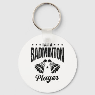 Porte-clés Badminton Est Ma Vie Badminton Player Shuttle