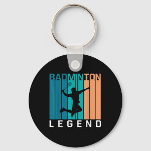 Porte-clés Badminton Legend Joueur Badminton Navette Sports S